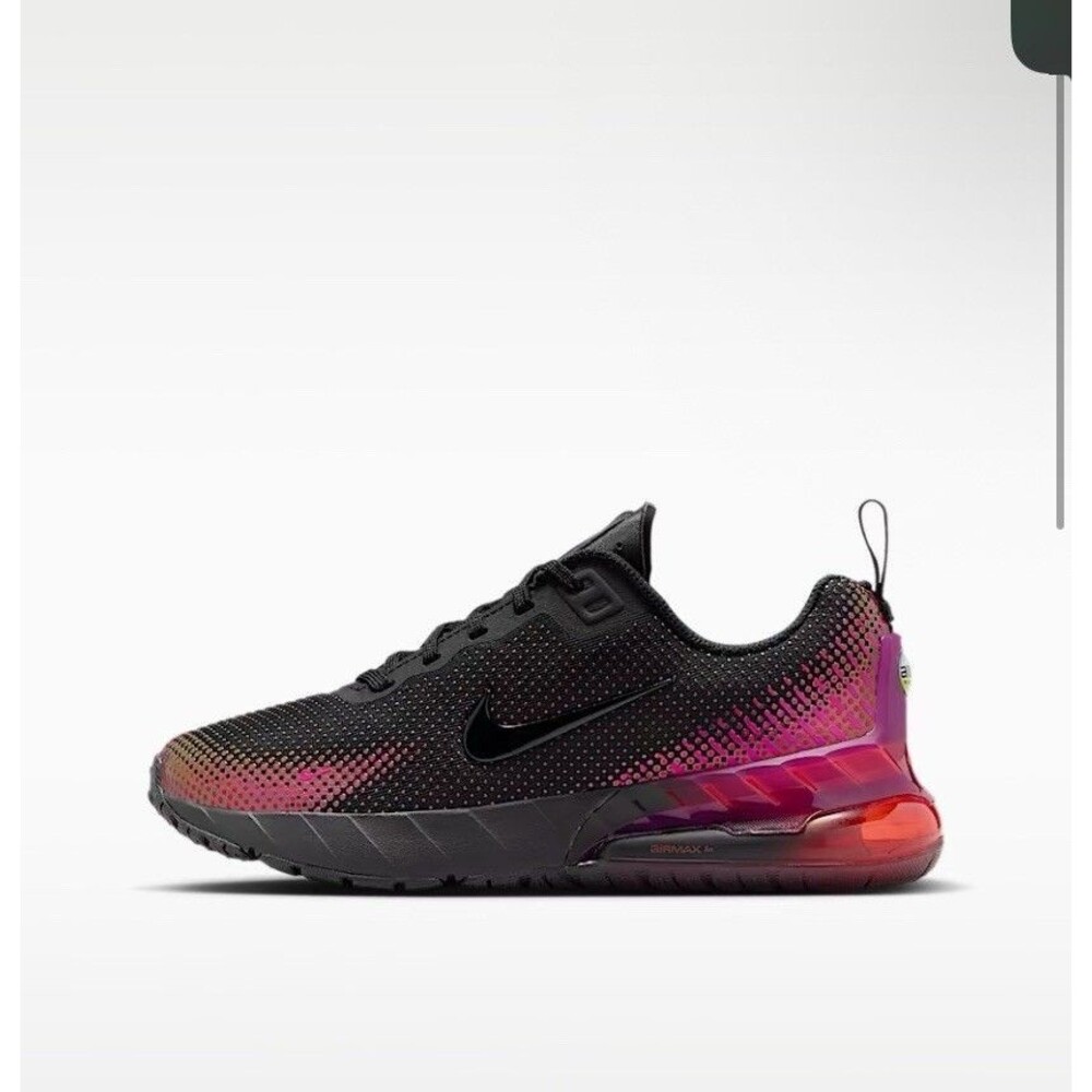 Nike Air Max En Black Pink Red Polka Dot Men's Low Top Mesh Athletic Sneakers